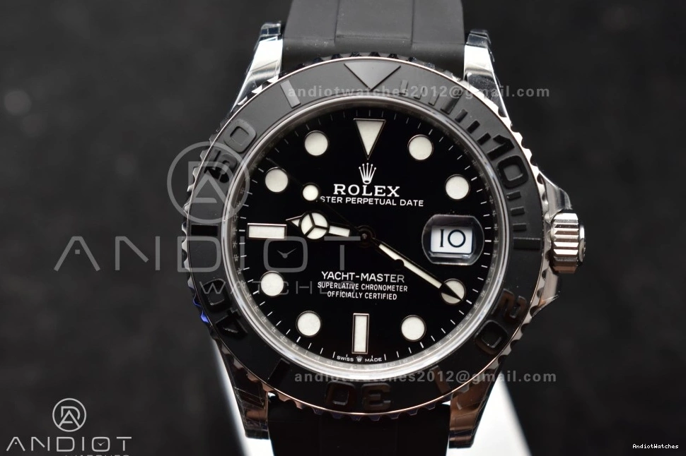 WaterResistant VSF 3D Bezel 42mm 226659 Oyster Black Ceramic 1213 flex Weight) on Edition 1:1 V3 Best Strap VS3235 Yacht-Master (Gain 0812